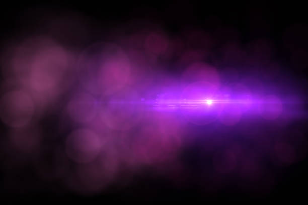 istock Lens Flare and Bokeh, Black Background 1077169272
