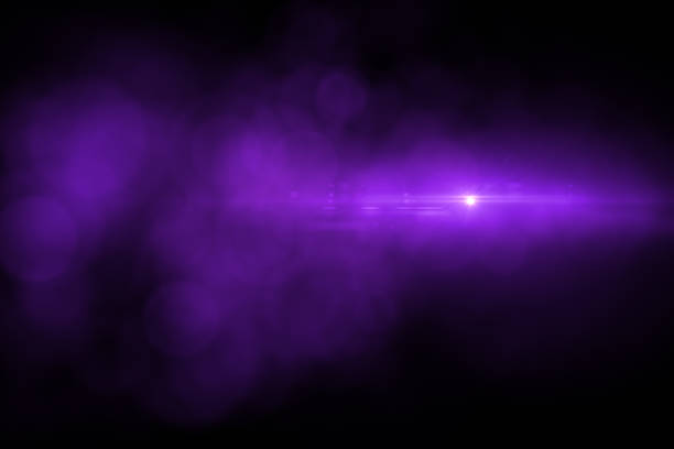 istock Lens Flare and Bokeh, Black Background 1077170678