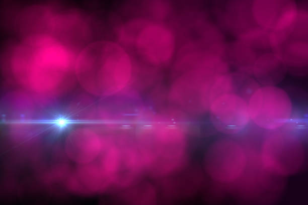 istock Lens Flare and Bokeh, Black Background 1077170772