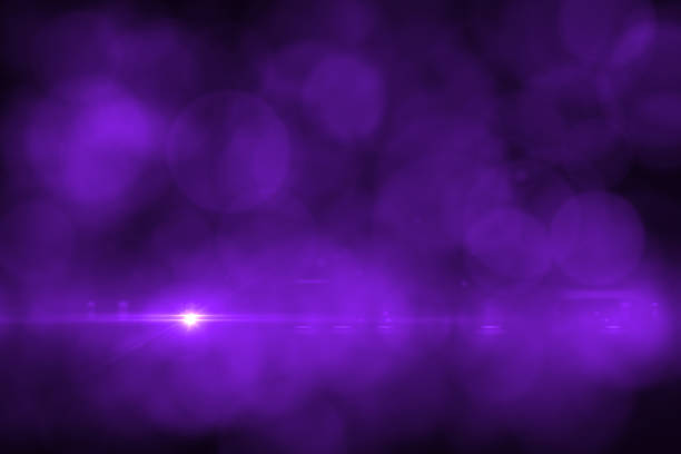Lens Flare on Black Background, Solar Energy, Abstract, Bokeh
