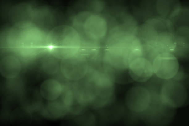 istock Lens Flare and Bokeh, Black Background 1077170978