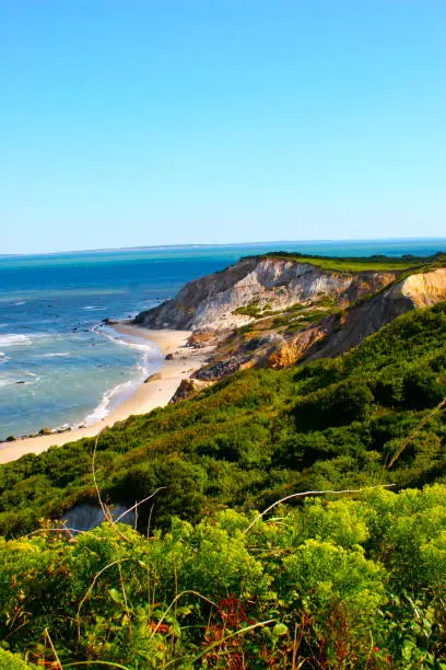 a picture of Gay Head cliffs of Martha’s Vineyard