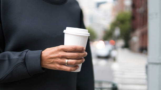 istock Coffee cup in New York street 1077172494