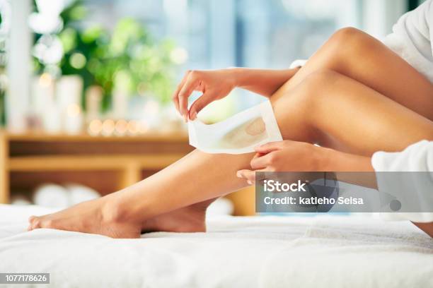 Waxing Keeps It Smoother For Longer Stock Photo - Download Image Now - Waxing - Hair Removal, Wax, Hair Removal