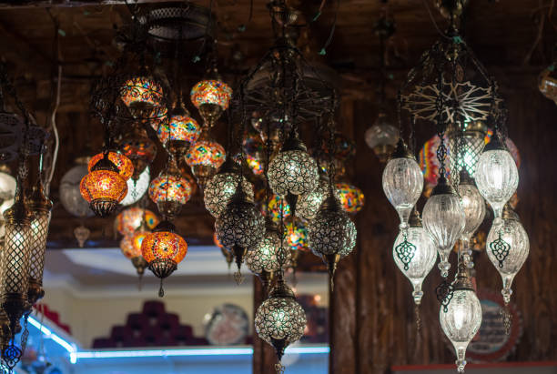 istock Lanterns in Istanbul shop, Turkey 1077195012