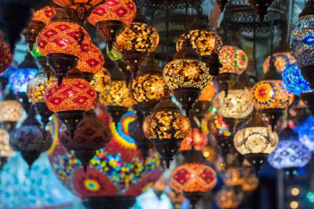 istock Lanterns in Istanbul shop, Turkey 1077195064