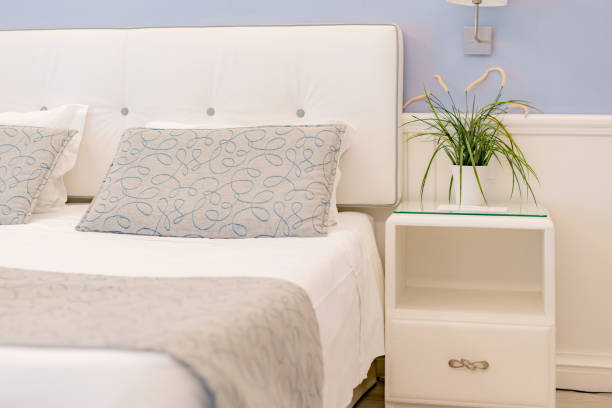 istock house beautiful design concept with soft cozy pillow on bed in bedroom 1077197178