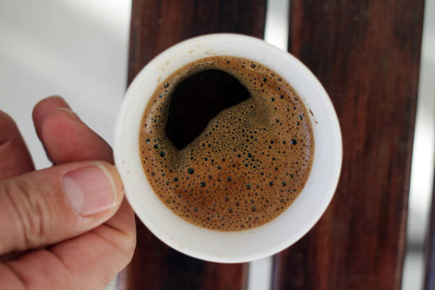 istock Traditional delicious Turkish hot drink; Turkish coffee 1077200588