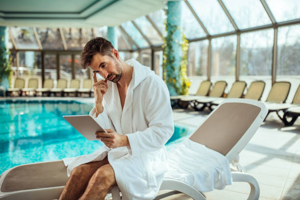 istock Stressless surfing at the spa 1077202610