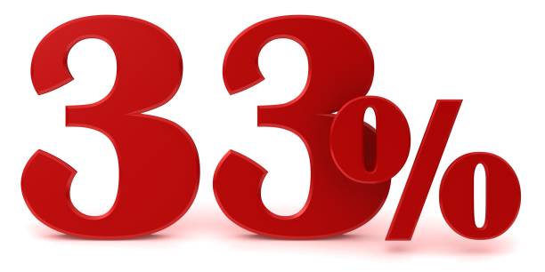 percentage sign number 33 sale interest rate price reduction label 3d red percentage sign number 33 sale interest rate price reduction label 3d red number 33 stock pictures, royalty-free photos & images