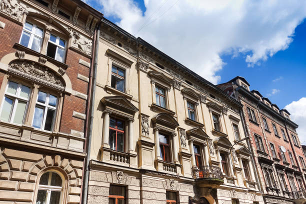 istock antique building view in Krakow, Poland 1077203922