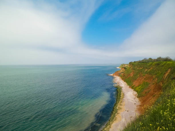 istock Cliffs on the Black Sea coast, Romania. 1077206558