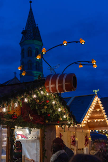 istock christmas market stall lights and details 1077220482