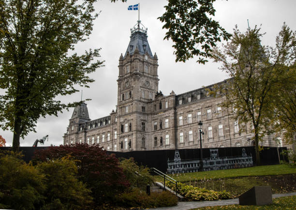 istock Quebec City Parliament Building undergoing construction 1077224756