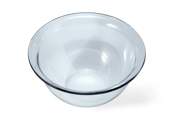 istock Empty bowl glass isolated on the white 1077231600