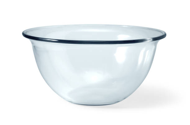 istock Empty bowl glass isolated on the white 1077231620