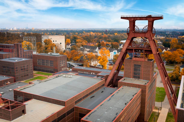 istock Industrial architecture in the Ruhr, Essen, Germany 1077235678