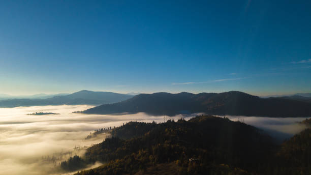 istock Majestic sunrise in the mountains landscape 1077238416