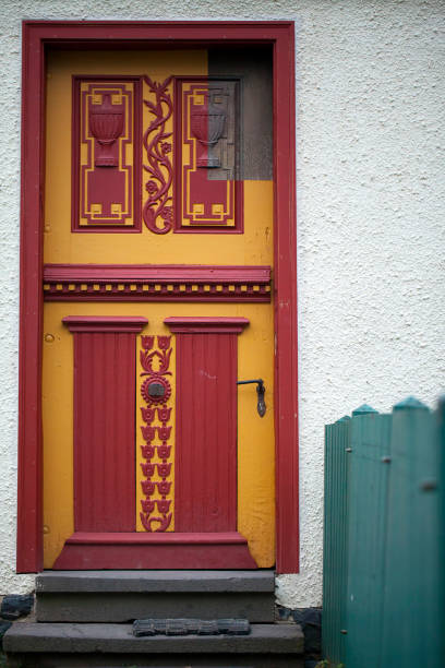 istock Abstract Grunge Wooden Door Background 1077254548