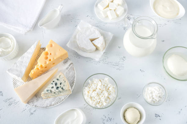 istock Assortment of dairy products 1077255182