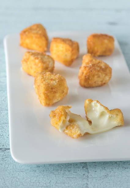 istock Brie fritters on the white plate 1077256596