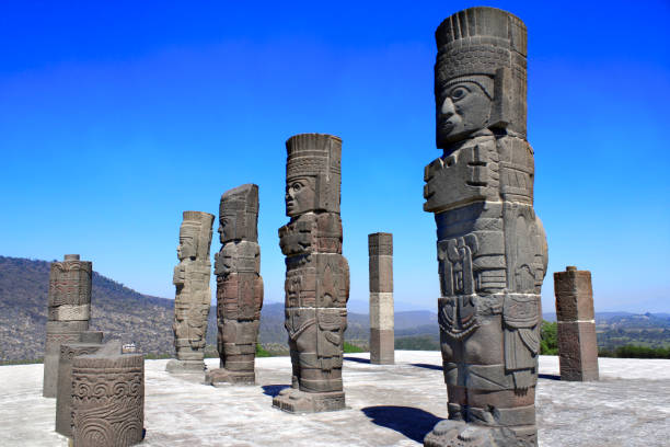 istock Toltec Atlantes, Tula de Allende, Hidalgo state, Mexico 1077257258