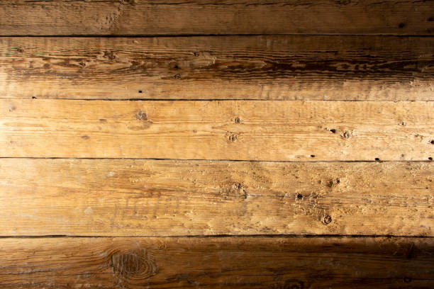 istock closeup background of Yellow wood old texture 1077262874