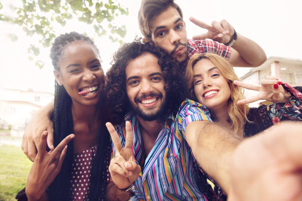 istock Young latino people having a day together in Cuba 1077265154