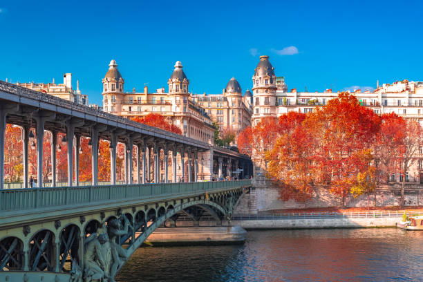 Paris, panorama in autumn