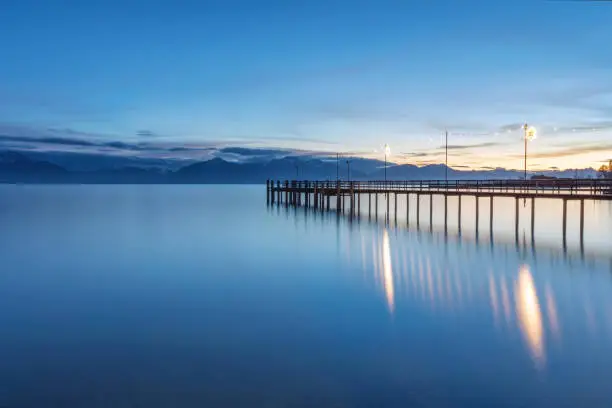 Christmas atmosphere at Lake Chiemsee