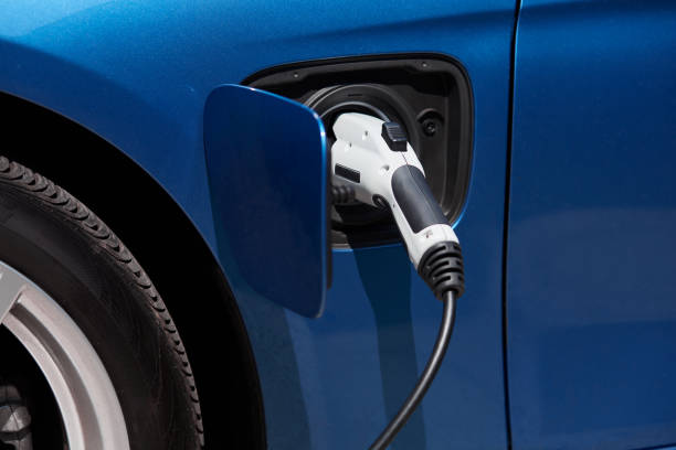 istock Charging an electric car or plug in hybrid 1077268384