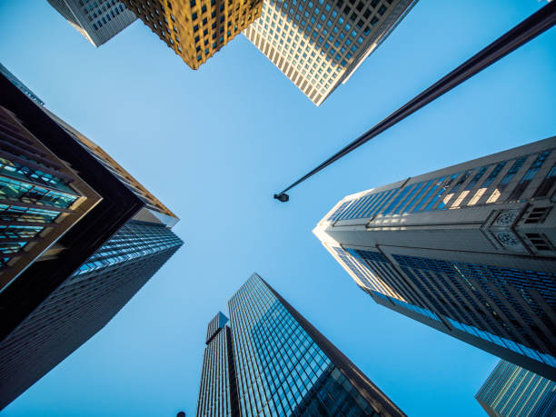 istock Tokyo, building, sky scrapers view from ground 1077274096