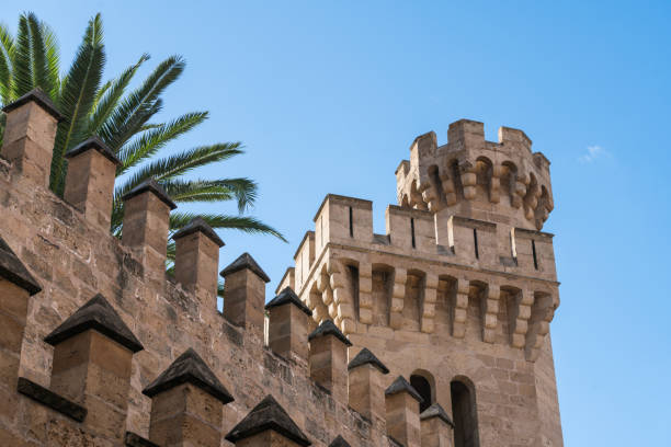 istock Medieval building in Palma de Mallorca, Spain 1077296262