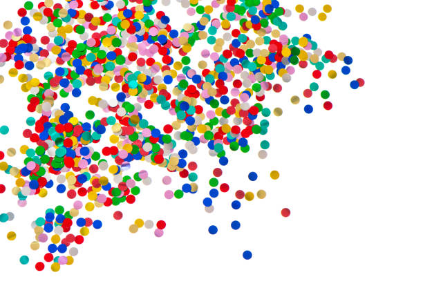 istock Confetti carnival background Red blue green yellow 1077297174