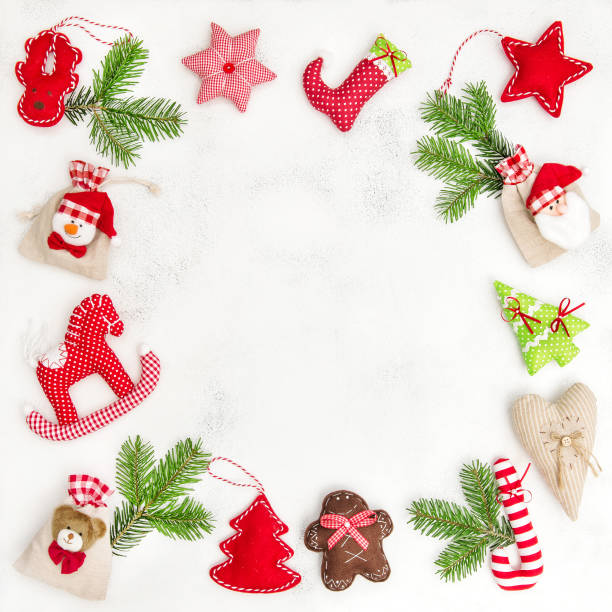 istock Christmas ornaments decoration gift bags 1077299070