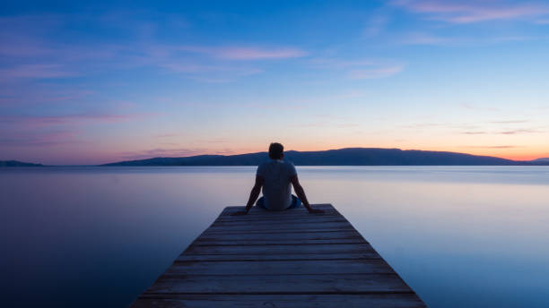 istock Long Exposure Sea and Rock Mood 1077308130