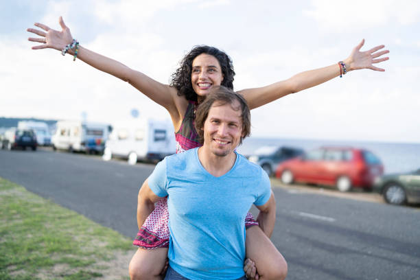 istock Couple enjoying romantic vacations 1077314750