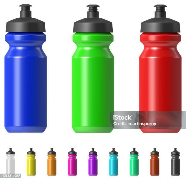 Sport Water Bottle Stock Illustration - Download Image Now - Water Bottle,  Bottle, Sport - iStock