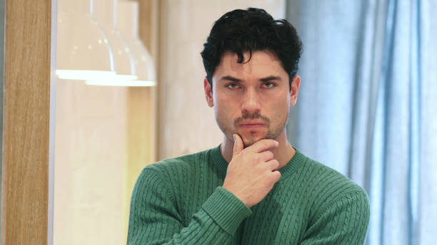 istock Thinking, Brainstorming Young Handsome Man, Portrait 1077315470