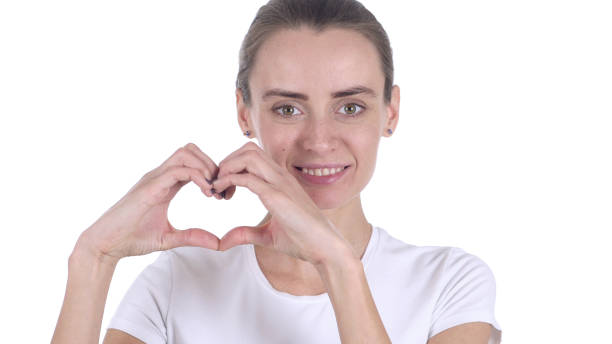 istock Heart Sign by Woman, Hands Gesture 1077315584