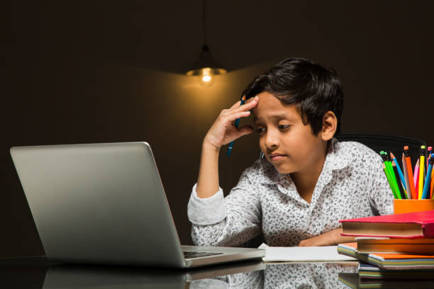 doing homework - stock image - homework pencil people indoors imagens e fotografias de stock