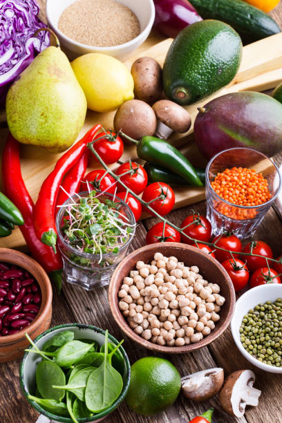 istock Healthy plant based vegan food 1077335756