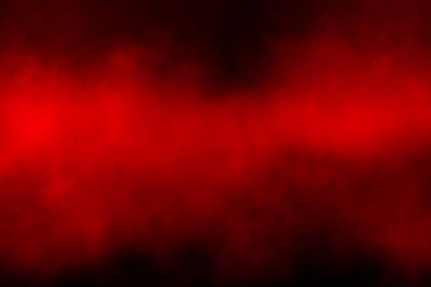 fondo rojo humo - colored smoke fotografías e imágenes de stock