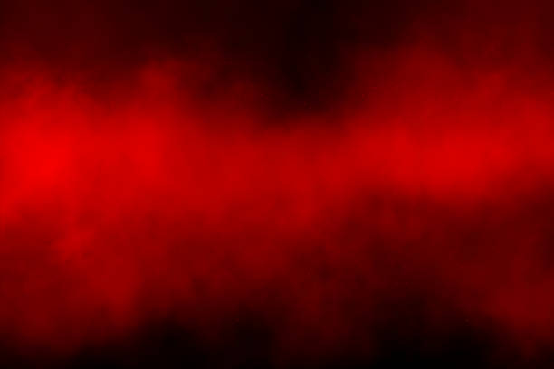 fondo rojo humo - rojo fotografías e imágenes de stock