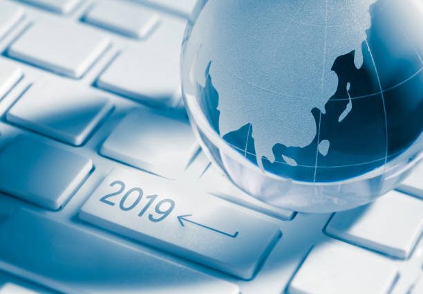 istock Business growth in 2019 year 1077403912