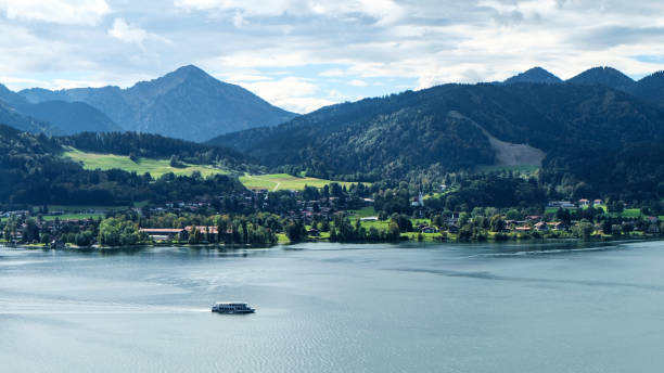 Lake Tegernsee on a cloudy September day