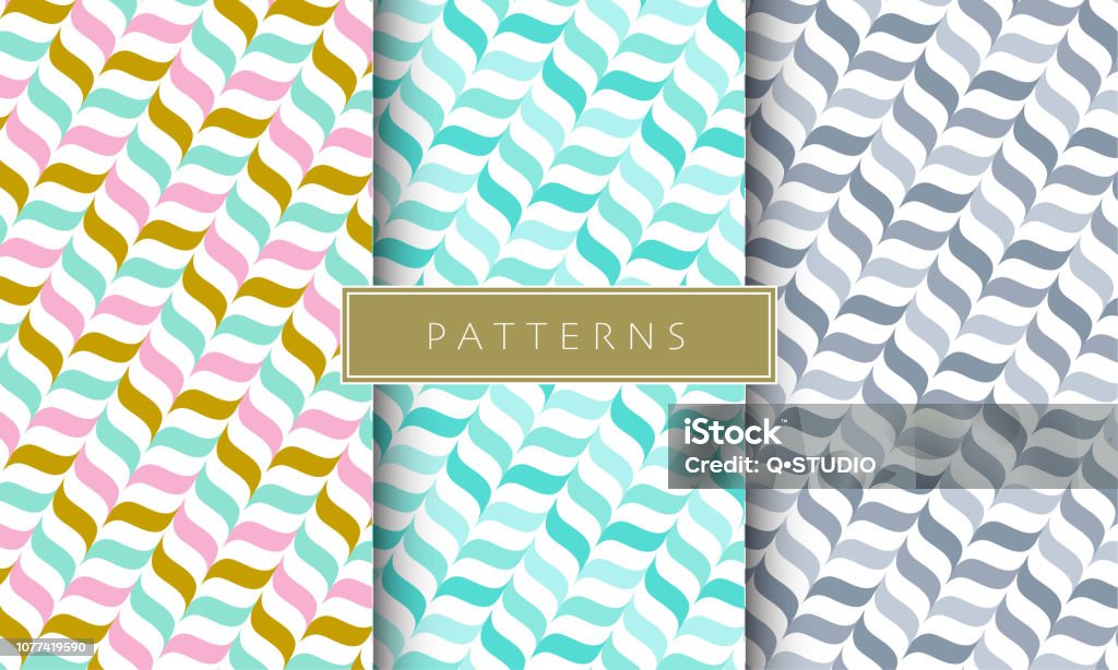 Wave Pattern Effect Wave Pattern Stock Illustration - Download Image Now - Abstract, Art ...