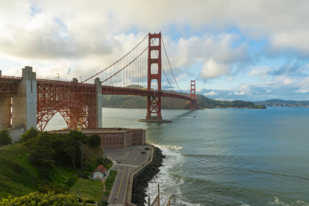 istock Golden Gate bridge looking from Battery East Trail in San Francisco 1077428664