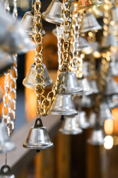 istock Bells small on night at the market 1077444492