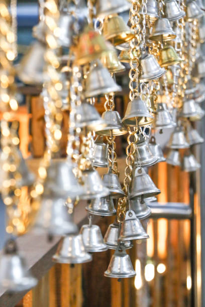 istock Bells small on night at the market 1077444600